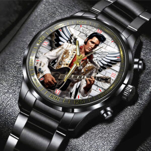 Elvis Presley Black Stainless Steel Watch - GNE 251