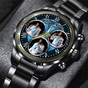 Elvis Presley Black Stainless Steel Watch - HOATT 7662