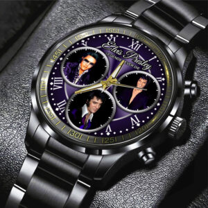 Elvis Presley Black Stainless Steel Watch - HOATT 7671