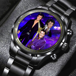 Elvis Presley Black Stainless Steel Watch - HOATT 9791
