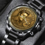 Elvis Presley Black Stainless Steel Watch - MAITM 10699