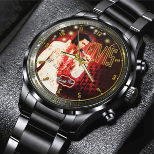 Elvis Presley Black Stainless Steel Watch - MAITM 7725