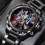 Elvis Presley Black Stainless Steel Watch - TANTN 7844