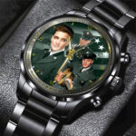 Elvis Presley Black Stainless Steel Watch - HOATT 9983