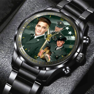 Elvis Presley Black Stainless Steel Watch - HOATT 9983