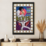 Elvis Presley Rectangle Canvas With Inner Frame - HOATT 8022