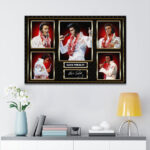 Elvis Presley Rectangle Canvas With Inner Frame - HOATT 8039