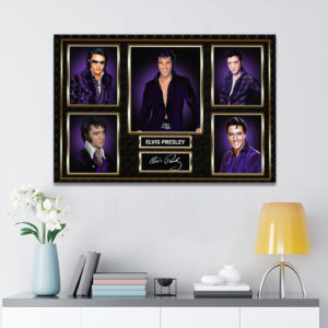 Elvis Presley Rectangle Canvas With Inner Frame - HOATT 8095