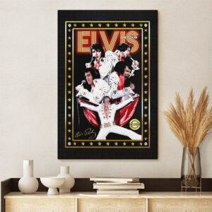Elvis Presley Rectangle Canvas With Inner Frame - HOATT 8334