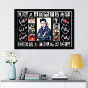 Elvis Presley Rectangle Canvas With Inner Frame - MAITM 9023