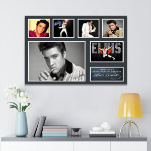 Elvis Presley Rectangle Canvas With Inner Frame - MAITM 9587