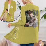 Elvis Presley Women's Patch Pocket Cardigan - NGHIAVT 0907