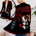 Elvis Presley Women’s Patch Pocket Cardigan – NGHIAVT 0910