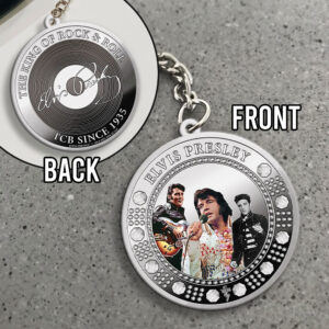Elvis Presley Custom Shape 2-sided Keychain - MAITM12681
