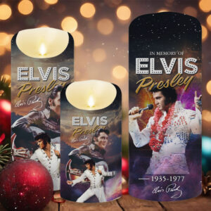 Elvis Presley Led Candle - MAITM 8748