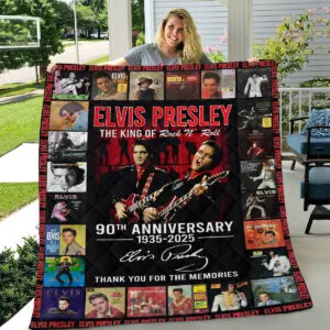 Elvis Presley Quilt Blanket - TANTN 10296