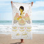 Elvis Presley Rectangle Beach Towel – GNE 2842