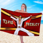 Elvis Presley Rectangle Beach Towel - MAITM 11727