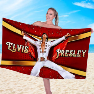 Elvis Presley Rectangle Beach Towel - MAITM 11727