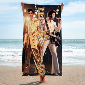 Elvis Presley Rectangle Beach Towel - MAITM 11728
