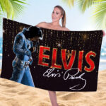 Elvis Presley Rectangle Beach Towel - MAITM 11787