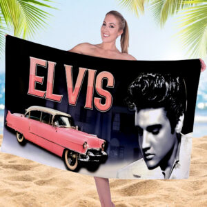 Elvis Presley Rectangle Beach Towel - MAITM 12216