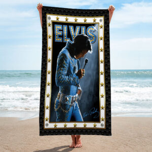 Elvis Presley Rectangle Beach Towel - MAITM 7564