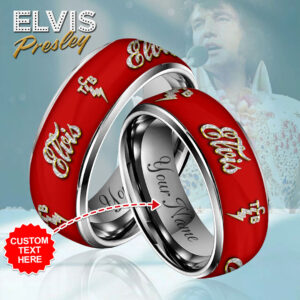 Personalized Elvis Presley Custom Alloy Ring - HOATT 11513