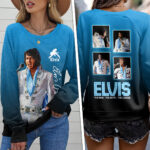Elvis Presley Round Neck Raglan Sleeve Sweatshirt – HOATT 8062