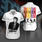 Elvis Presley Short Sleeve Button-Down Shirt – HUANNM 5422.1