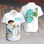 Elvis Presley Short Sleeve Button-Down Shirt - VANDH 2662.1