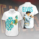 Elvis Presley Short Sleeve Button-Down Shirt - VANDH 2662.2