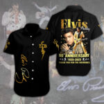 Elvis Presley Short Sleeve Button-Down Shirt – MAITM 11701