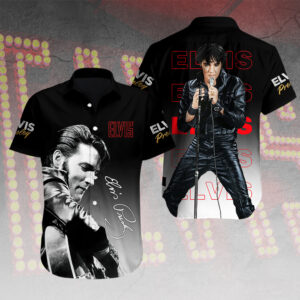Elvis Presley Short Sleeve Button-Down Shirt - MAITM 8426
