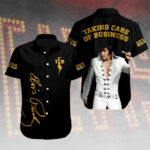 Elvis Presley Short Sleeve Button-Down Shirt – MAITM 9856