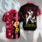 Elvis Presley Short Sleeve Button-Down Shirt - HUANNM 4603