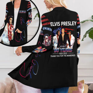 Elvis Presley Women's Patch Pocket Cardigan - MAITM 9629