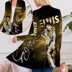 Elvis Presley Women's Patch Pocket Cardigan - MAITM 7927