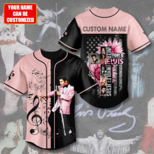 Personalized Elvis Presley Baseball Jersey - HUANNM 4430