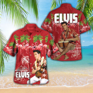 Elvis Presley 3D Hawaiian Apparel - VANDH 3037