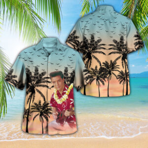 Elvis Presley 3D Hawaiian Apparel - VANDH 4357