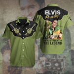 Elvis Presley Short Sleeve Button-Down Shirt – VANDH 4342