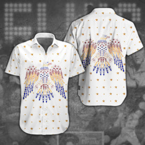 Elvis Presley Short Sleeve Button-Down Shirt - VANDH 761