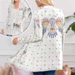 Elvis Presley Women’s Patch Pocket Cardigan – VANDH 764