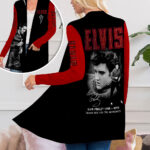 Elvis Presley Women’s Patch Pocket Cardigan – VANDH 848