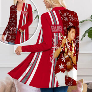 Elvis Presley Women’s Patch Pocket Cardigan – VANDH 893