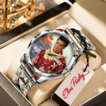 Elvis Presley Alloy Luxury Quartz Watch - GNE4228