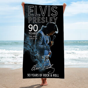 Elvis Presley Rectangle Beach Towel - GNE4233