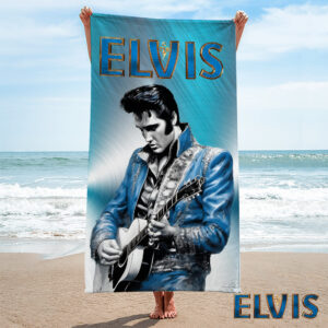 Elvis Presley Rectangle Beach Towel - HOATT 5797
