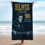 Elvis Presley Rectangle Beach Towel - TANTN 14057